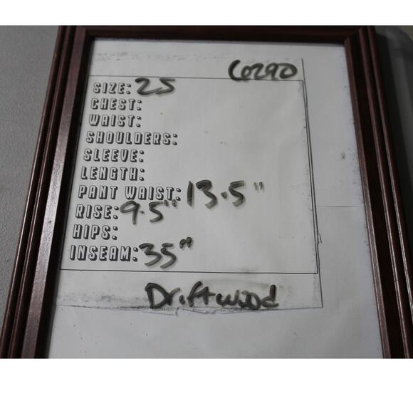 Driftwood Isabel Embroidered Striped Flare Jeans Size 25 light wash - Picture 4 of 4